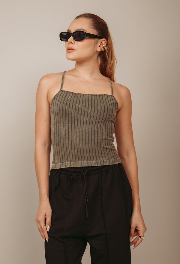 Crop Top De Tirantes