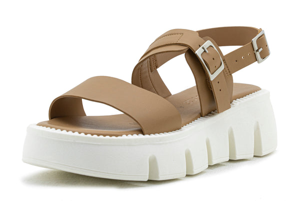 Sandalia Maxi Suela con Hebilla