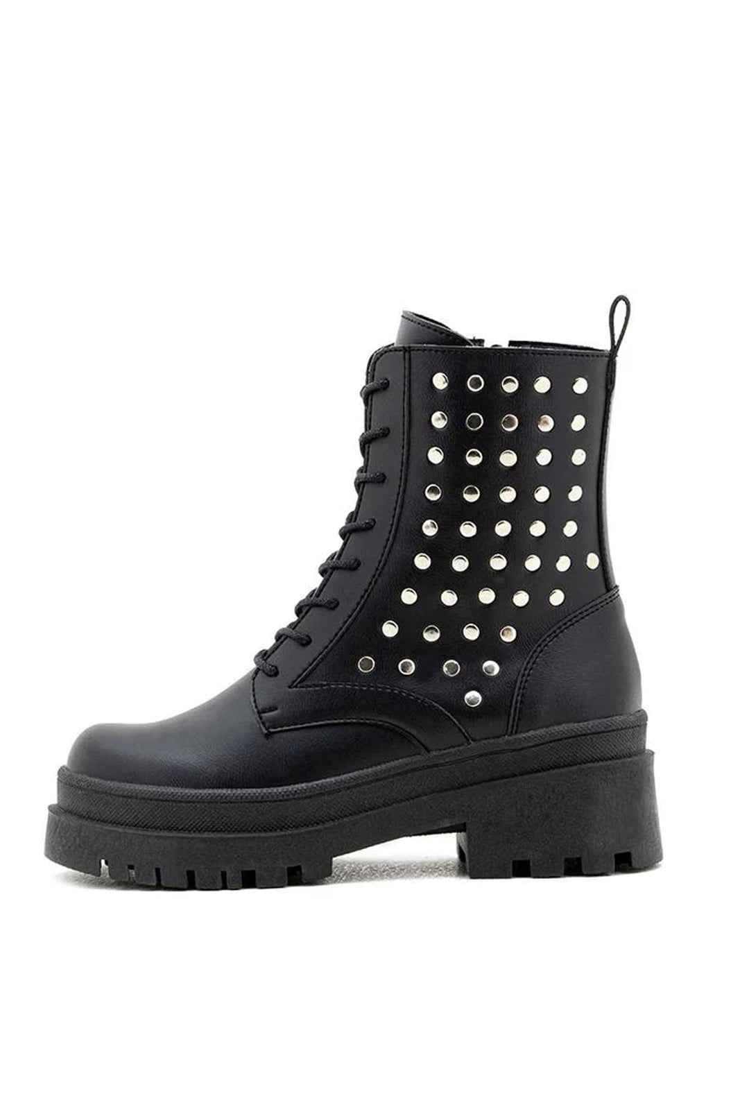 Botín con Cordones y Taches Planos – Face 2 Face | Zapatos y bolsos ...