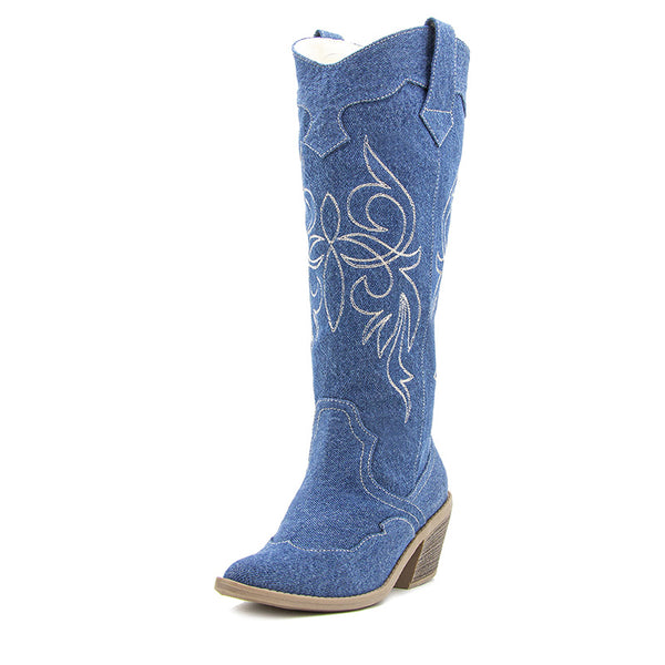 Bota Texana Denim