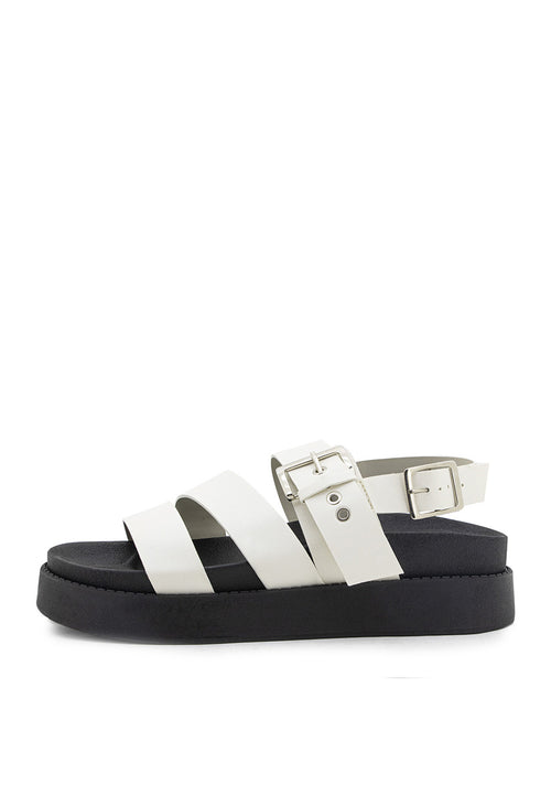 Sandalia Básica Maxi con Tres Correas