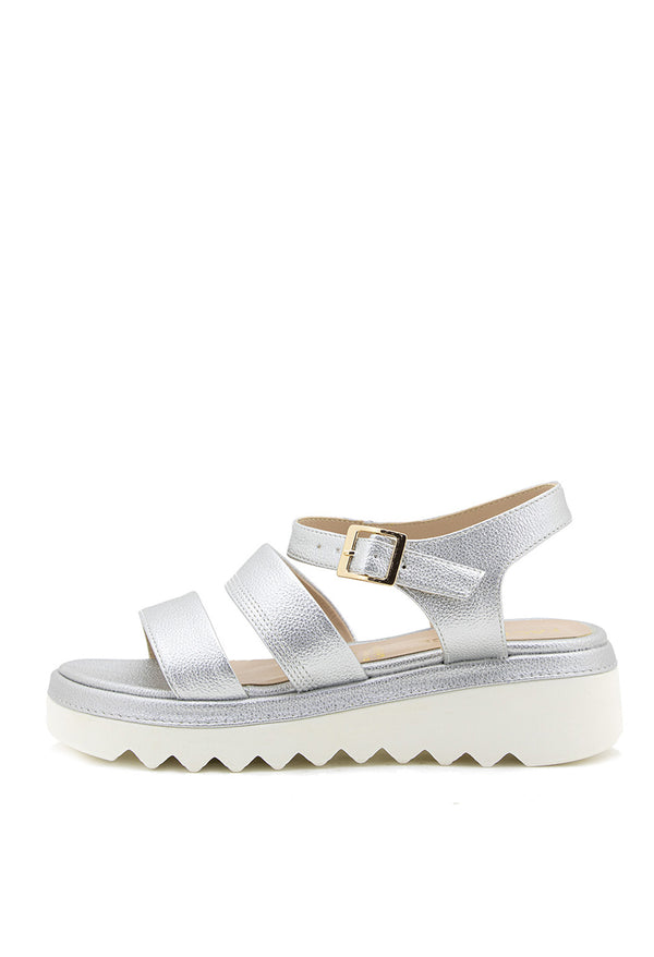 sandalia confort clásica costura zigzag