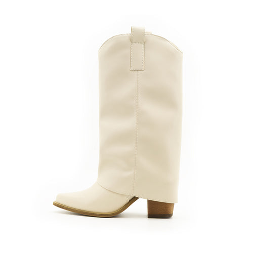 Botas Texanas Caña Alta  En PU