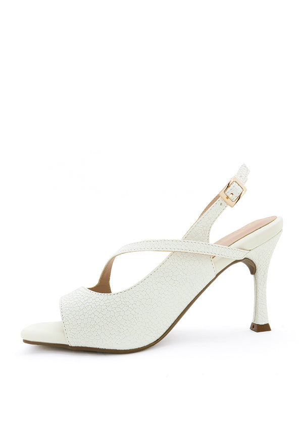 Sandalias De Tacón Diseño Correa Delgada En Empeine