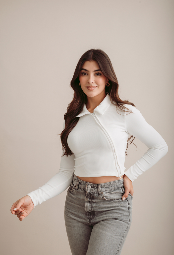 Blusa Tipo Buso Con Cuello