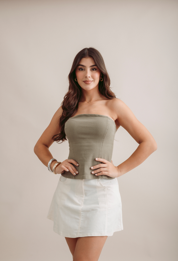 Top Strapless Ajustado