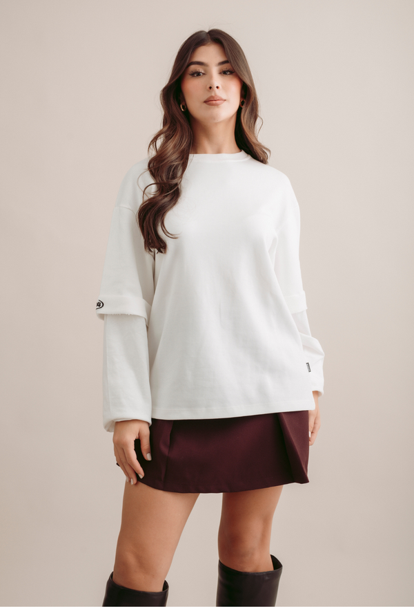 Camisa Oversize Manga Larga