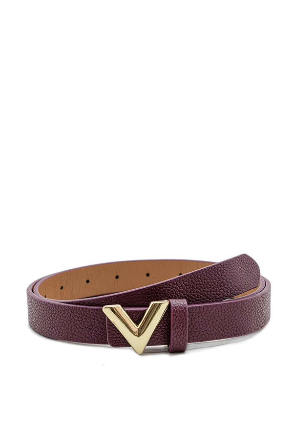 Cinturón para Mujer con Chapa en forma de V