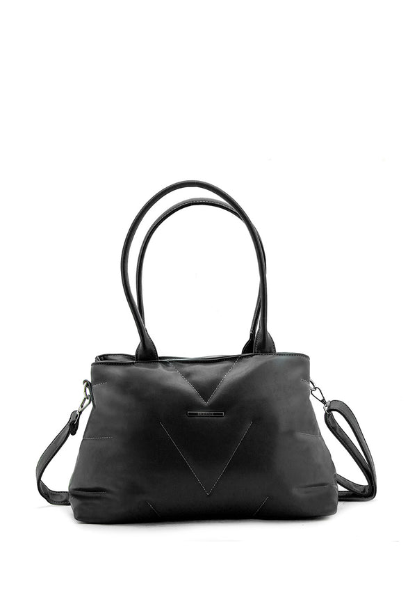 Bolso de Hombro Efecto Acolchado