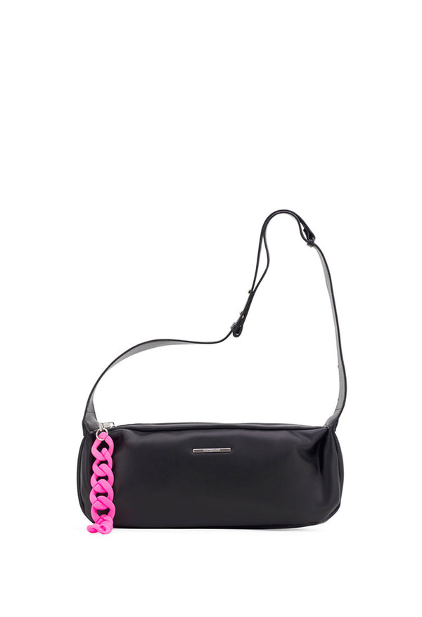 Bolso Bandolera Rectangular con Cadena Decorativa