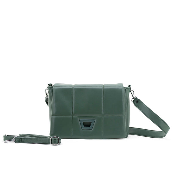 Bolso Manos Libres para Mujer con Efecto Acolchado y Tapa