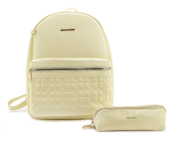 Morral Grande con Textura en Bolsillo Frontal, Incluye Cartuchera