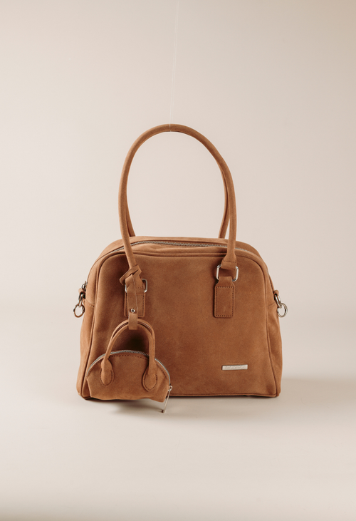 Bolso Rectangular Con Charm Mini Bolso