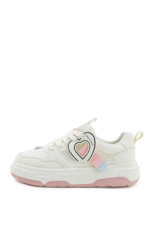 Tenis Corazón Lateral con Cinta