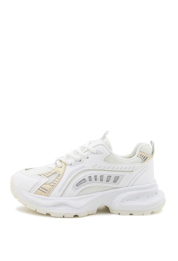 Tenis de Mujer con Detalles Dorados