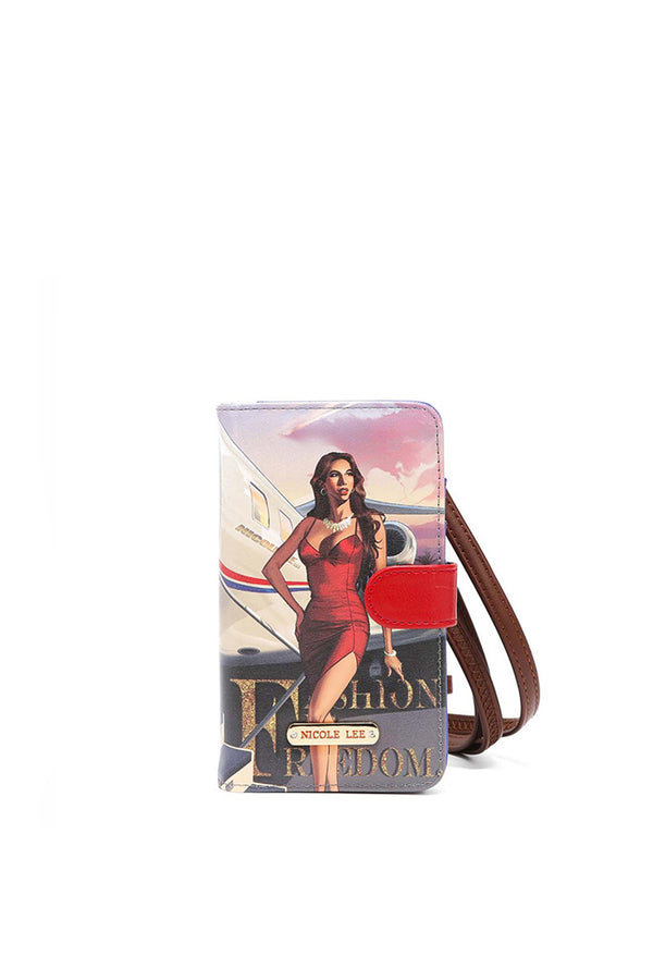 Billetera Porta Celular Nicole Lee
