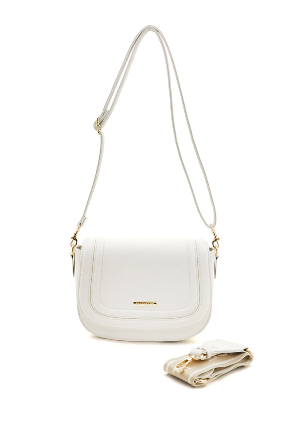 Bandolera Media Luna Correa Tejida