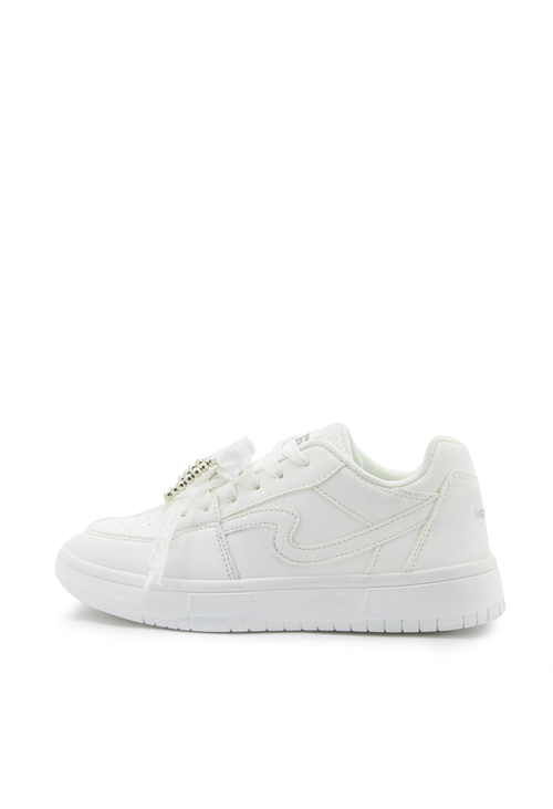 Tenis White Basic Con Charms