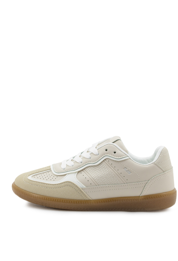 Tenis Casual Con Diseño En Capellada Bicolor Y  Perforaciones