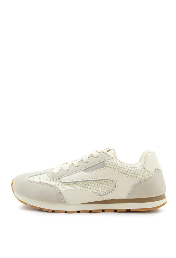 Tenis Silueta Classic Mix De Texturas