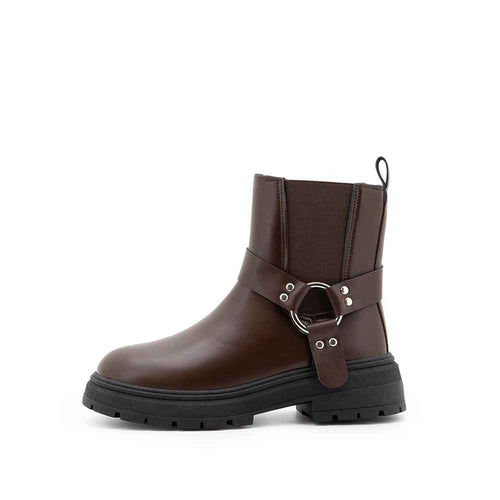 Bota Caña Media Hebilla