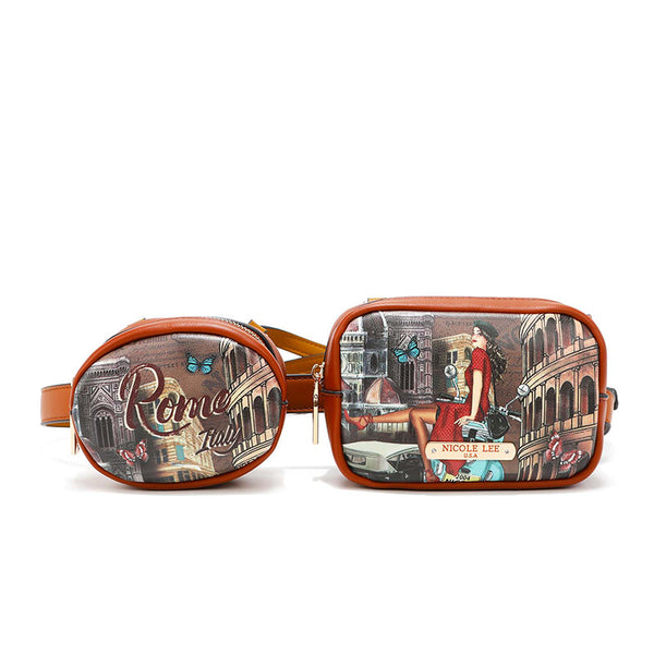 Canguro Nicole lee Estampado Memory of Rome